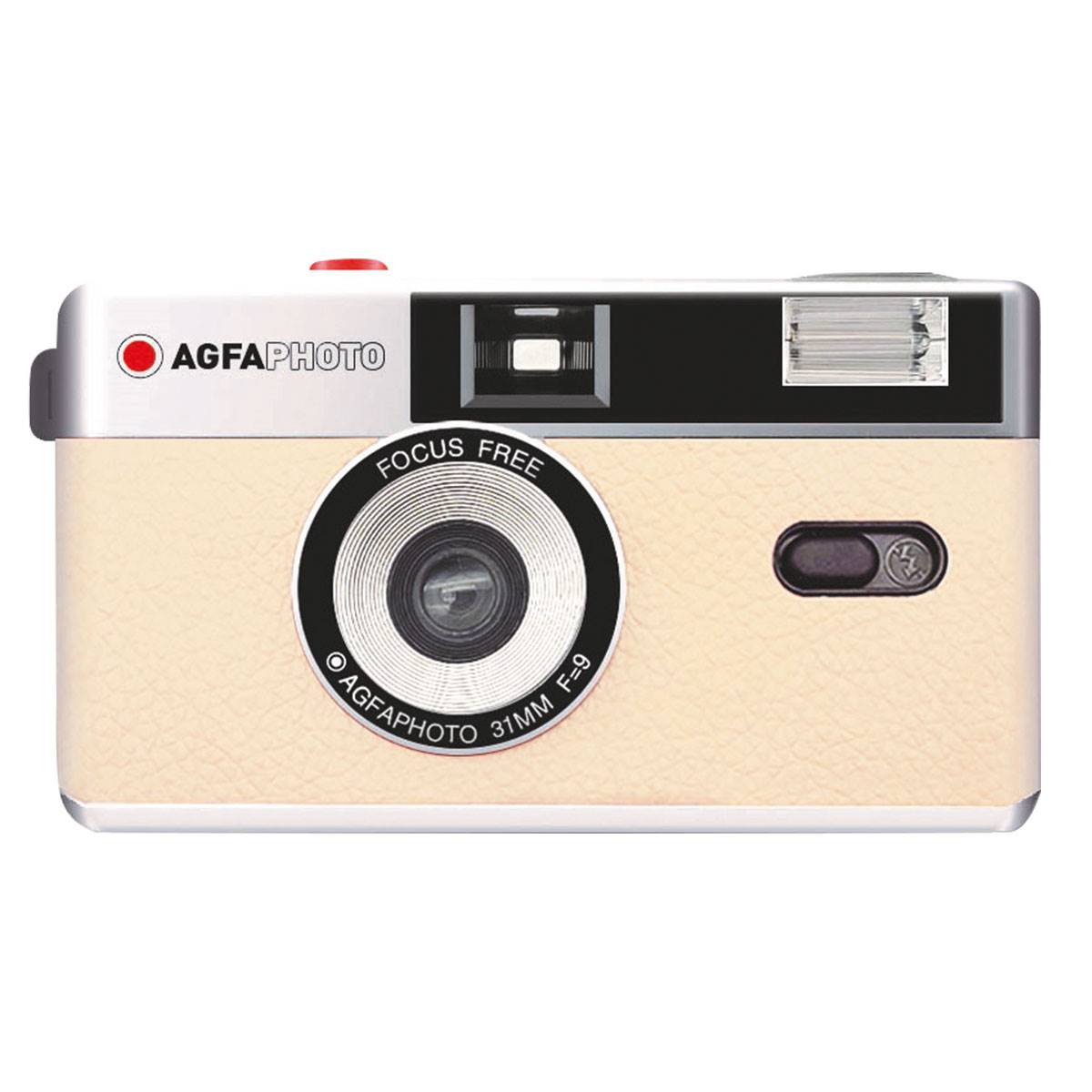 AgfaPhoto Réutilisable Photo Camera Beige
