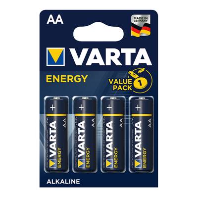 VARTA Piles Energy Alcaline AA/LR6 x4