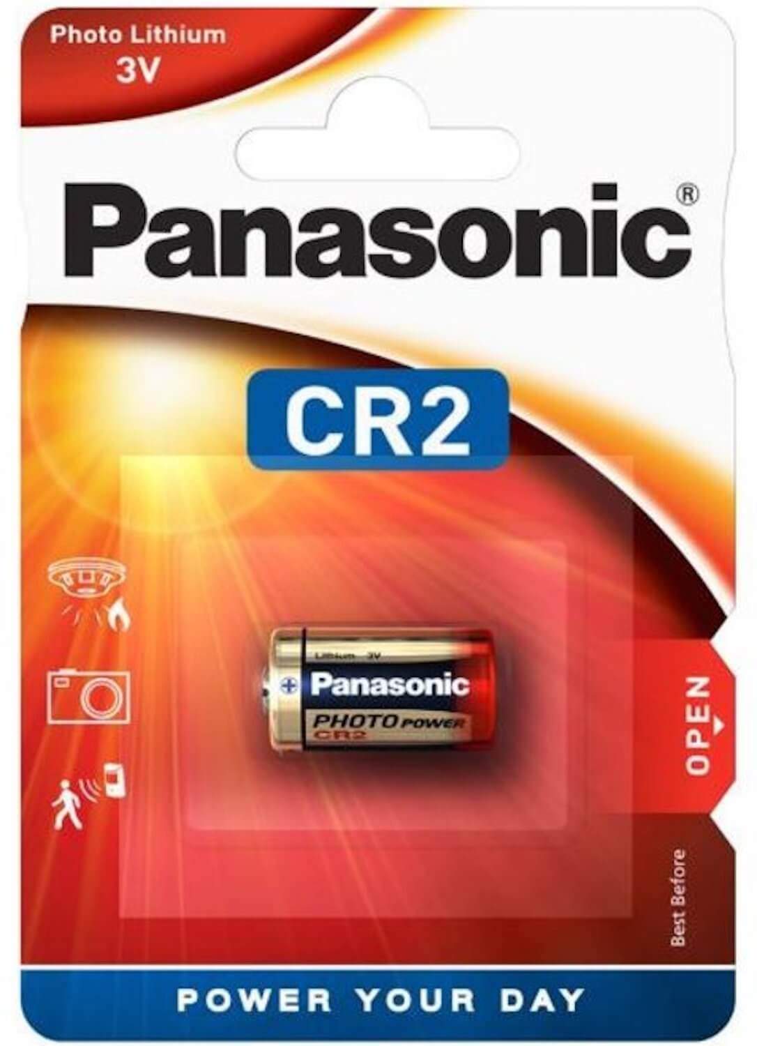 Panasonic CR2 3V Photo Lithium Battery
