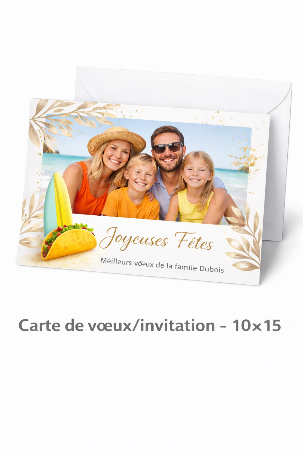 Carte de vœux/invitation – 10×15
